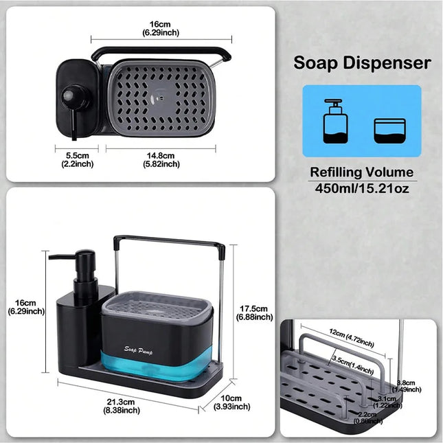 Hand and Dish Soap Dispenser Set