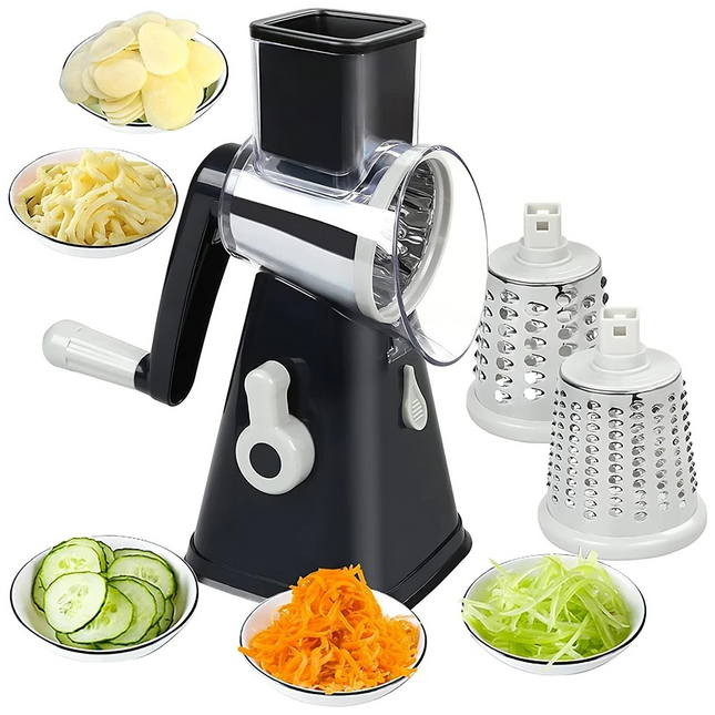 Rotary Cheese Grater & Vegetable Slicer