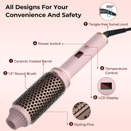 Ceramic Hair Curler Brush