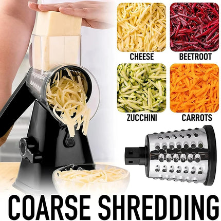 Rotary Cheese Grater & Vegetable Slicer