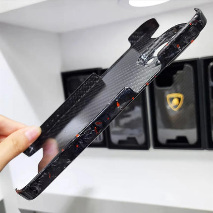 Ultra Thin Forged Carbon Fiber Cover For iPhone