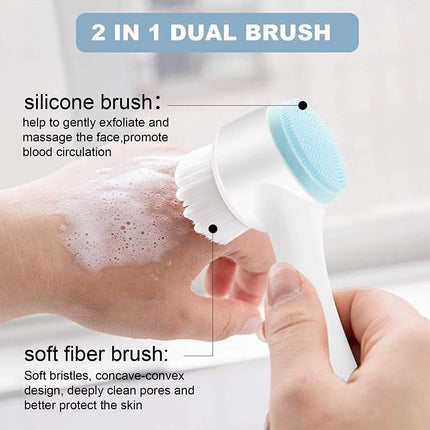 Double-Sided Silicone Face Brush