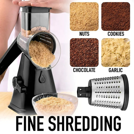 Rotary Cheese Grater & Vegetable Slicer