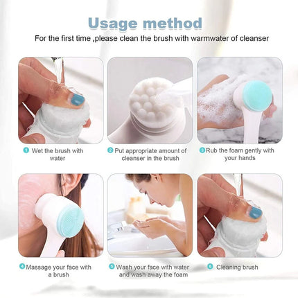 Double-Sided Silicone Face Brush