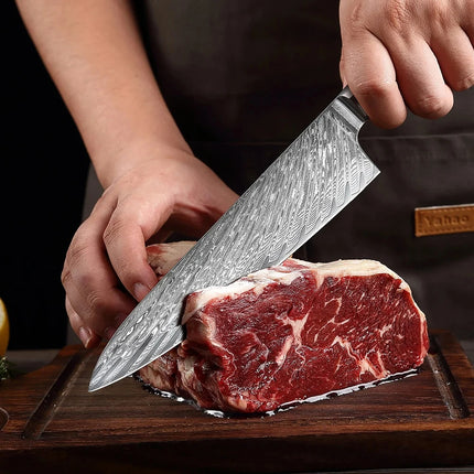 Chef Knife VG10 Damascus Steel