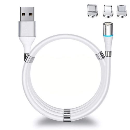 Magnetic Phone Charging Cable Selg Winding