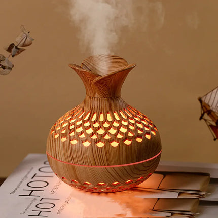 300ml Wooden Air Humidifier