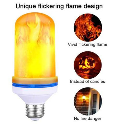 LED Flame Effect Light Bulb