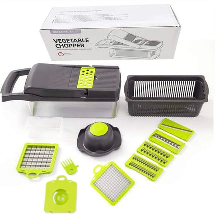 Vegetable Cutter Slicer Chopper with Basket