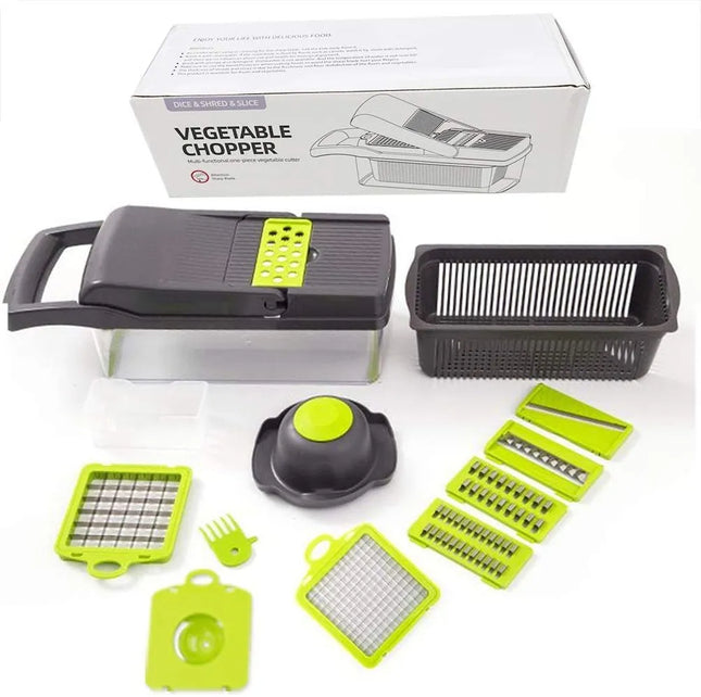 Vegetable Cutter Slicer Chopper with Basket