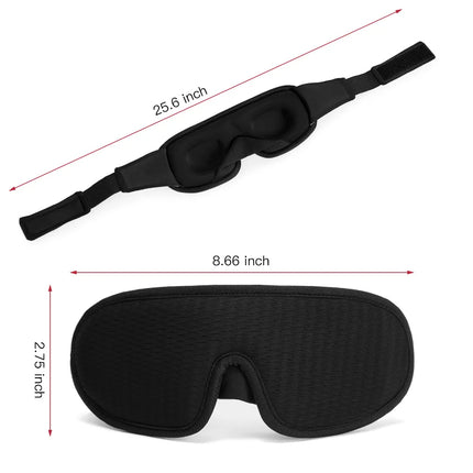 Smart  3D Sleeping Mask Block Out Light Soft Padded
