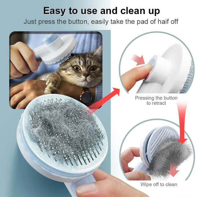 Self-Cleaning Pet Brush