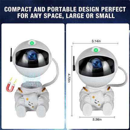 Star Projector Sitting Astronaut Galaxy Night Light