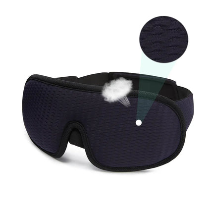 Smart  3D Sleeping Mask Block Out Light Soft Padded