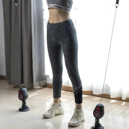 MuscleFlexFitness Resistance Pull Down Rope Trainer With Suction