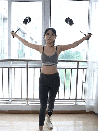 MuscleFlexFitness Resistance Pull Down Rope Trainer With Suction